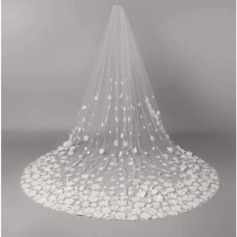 Rita Vinieris Celeste Veil in Ivory